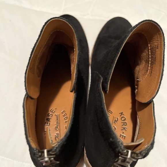 Kork-Ease Womens Renny Black Ankle Boots Size 7 K53503 - Picture 10 of 10